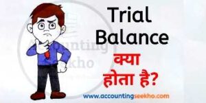what is trial balance in hindi by Accounting Seekho