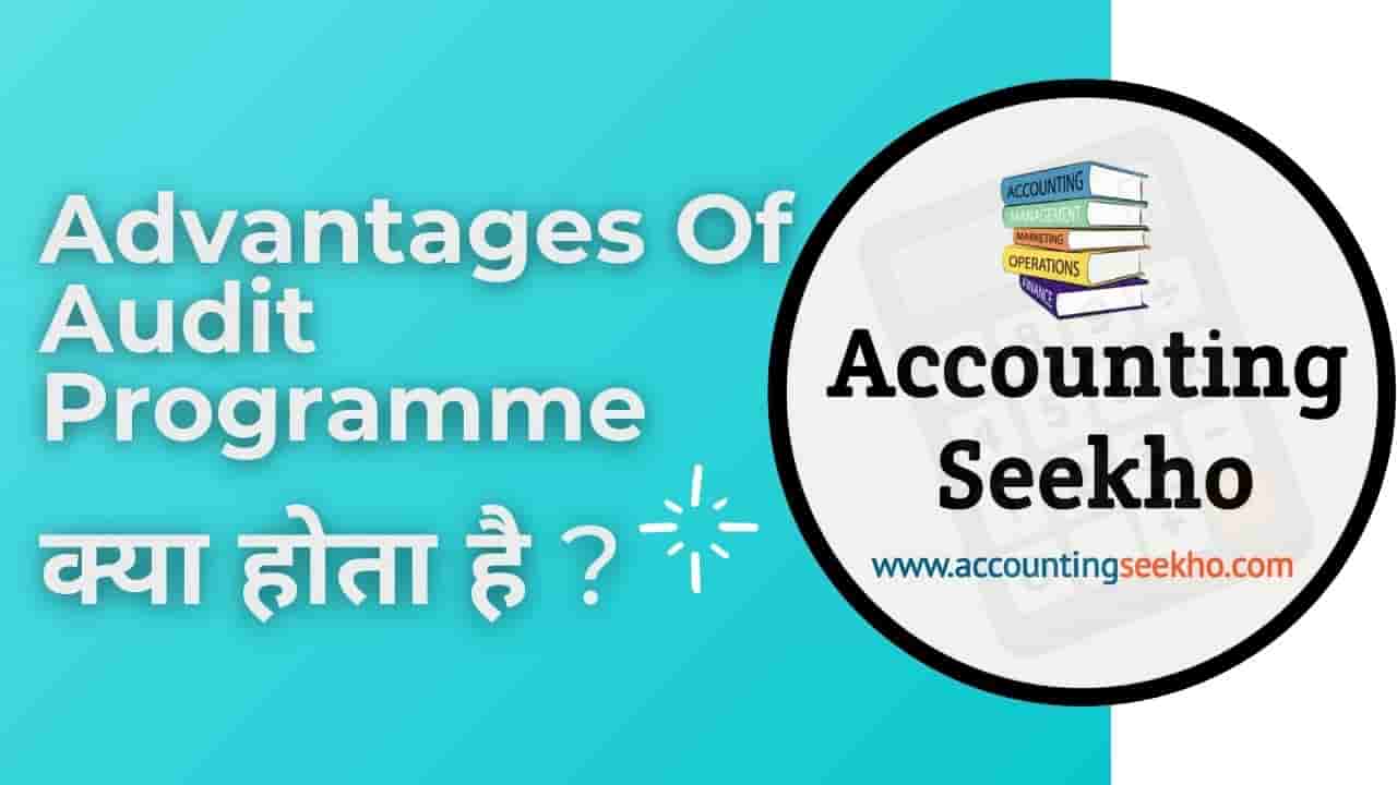 Advantages Of Audit Programme in Hindi
