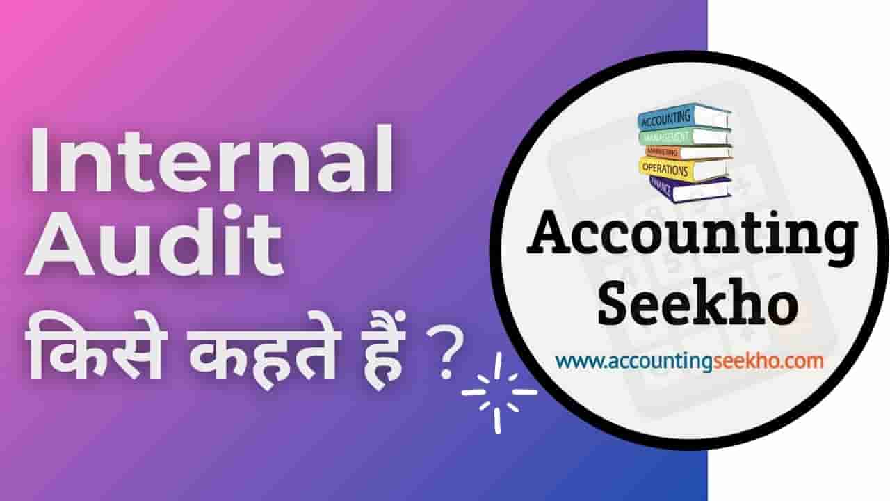 internal audit in hindi by accounting seekho