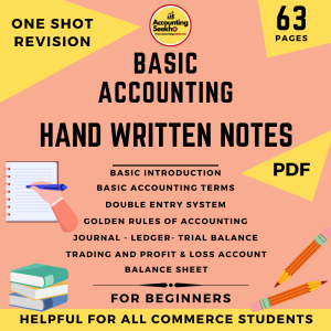 BASIC ACCOUNTING HAND WRITTEN NOTES